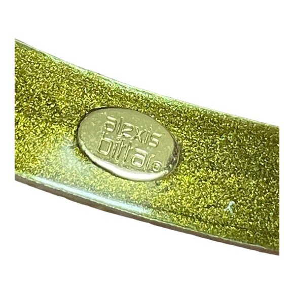 ALEXIS BITTAR Crystal Rhinestone Lucite Skinny Tapered Bangle Bracelet - Picture 6 of 16